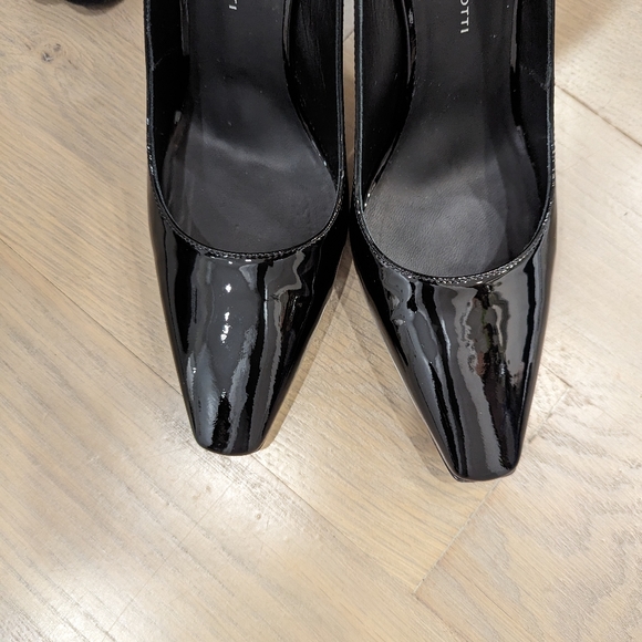 GIUSEPPE ZANOTTI Kurtney 85 embellished patent-leather slingback pumps - Picture 5 of 7